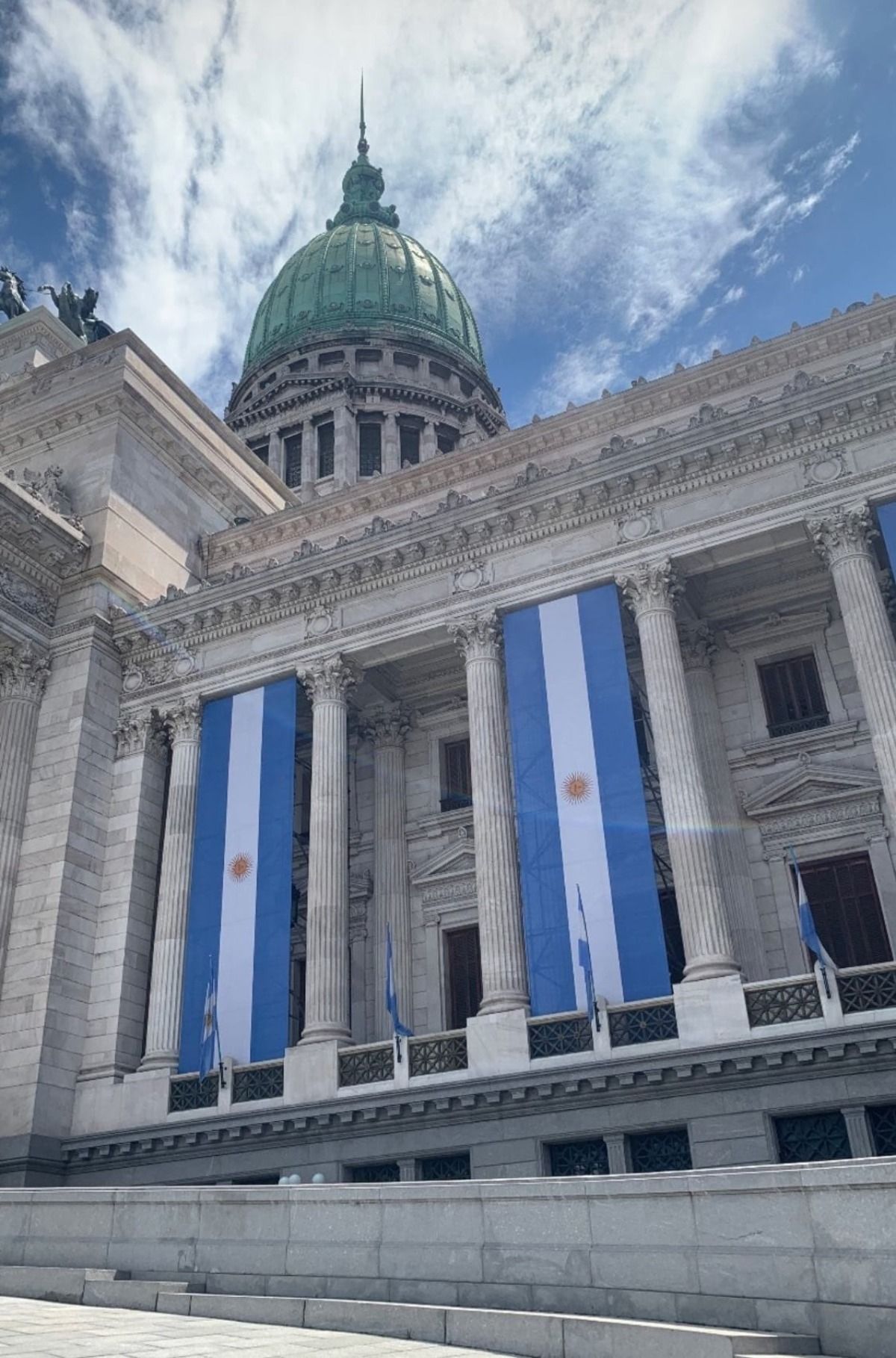 Así amaneció este domingo el Congreso de la Nación. Así amaneció este domingo el Congreso de la Nación.