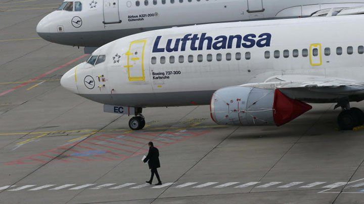 Lo pilotos de Lufthansa volvieron a hacer paro y cancelaron 816 vuelos