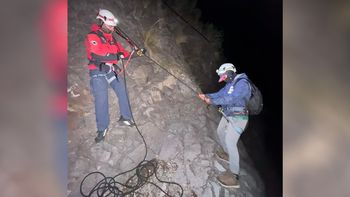 Un grupo de andinistas fue auxiliado por la Patrulla de Rescate tras perderse en una quebrada