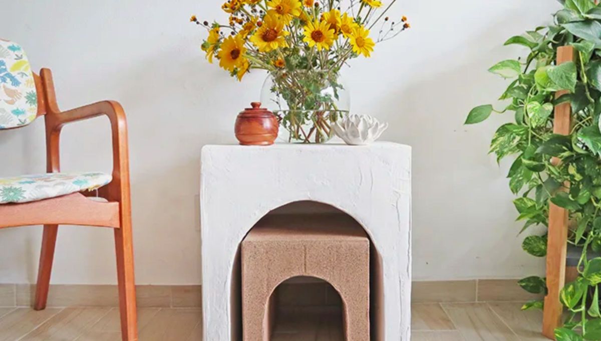 Con simples cajas de cartón y algunos elementos podrás crear una hermosa mesa decorativa. Con simples cajas de cartón y algunos elementos podrás crear una hermosa mesa decorativa.