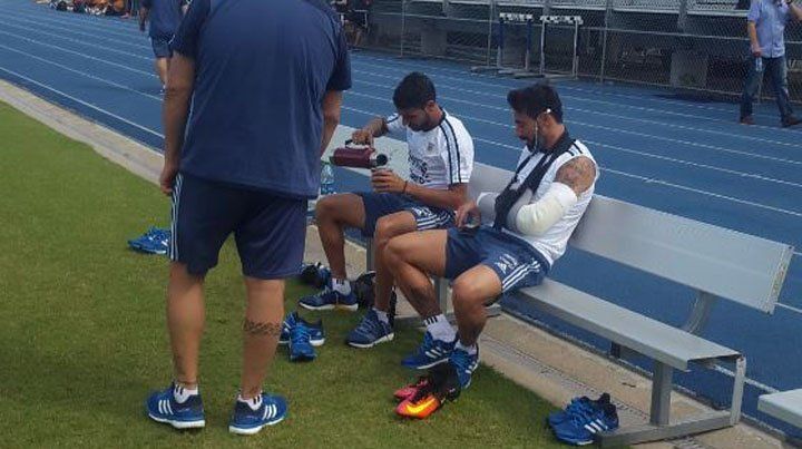 Di María se perfila como el reemplazante del fracturado Lavezzi
