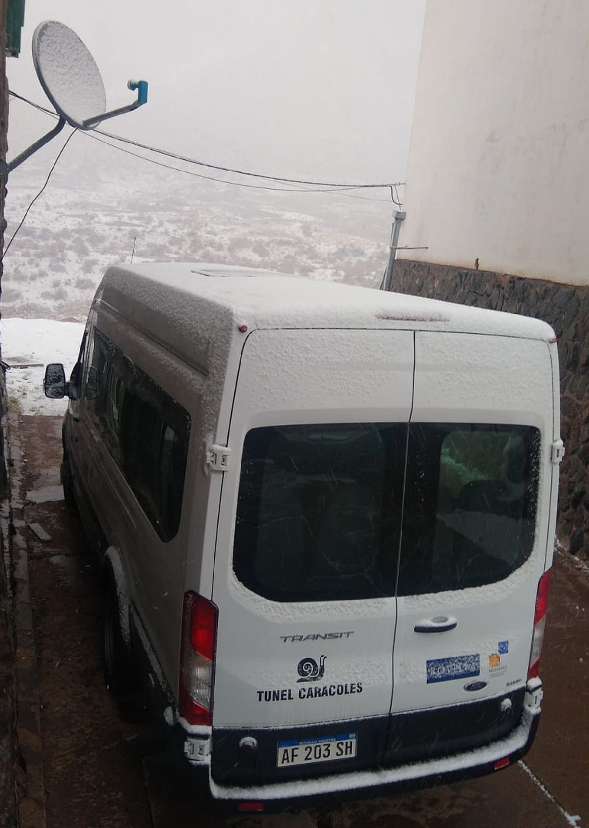 Uno de los vehículos que utilizan los trabajadores.