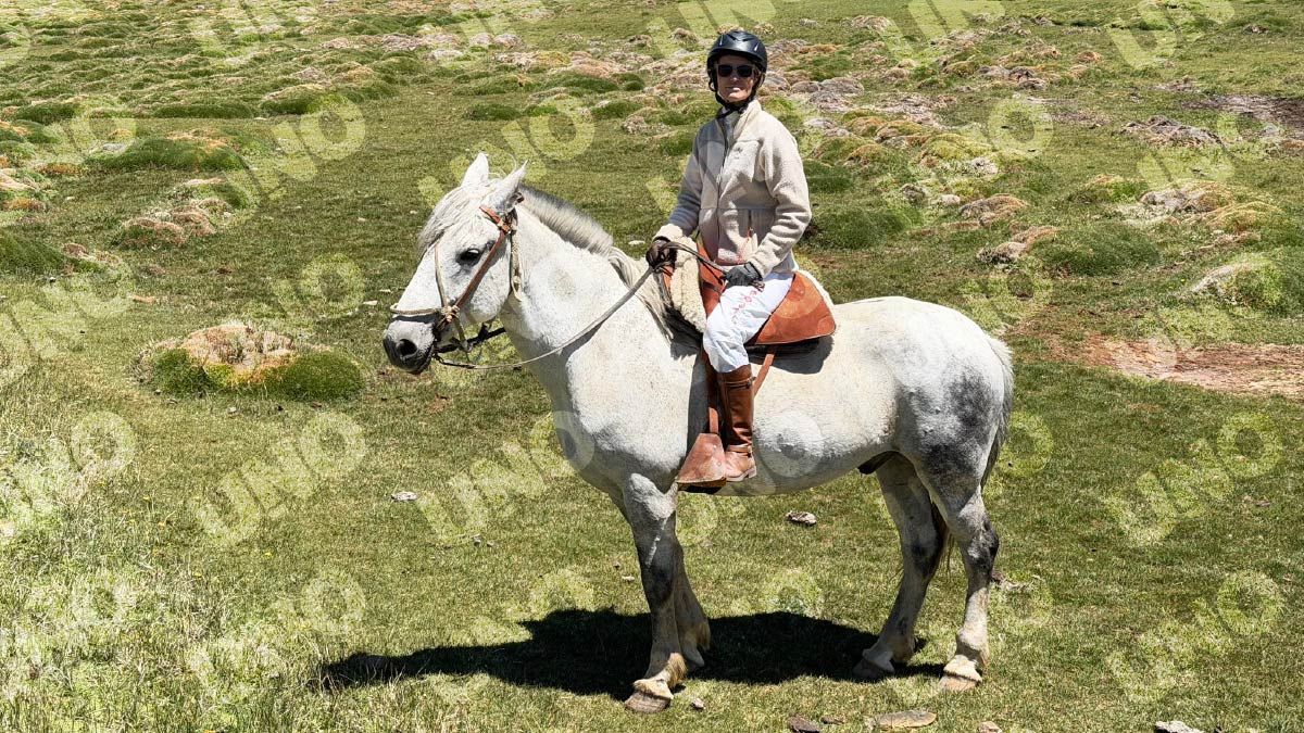 Nina Wiegand, la esposa de Martín Varsavsky, en San Carlos, Mendoza. Nina Wiegand, la esposa de Martín Varsavsky, en San Carlos, Mendoza.