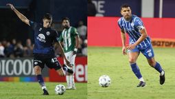 Tomás Palacios y Pier Barrios, los defensores de Independiente Rivadavia y Godoy Cruz.