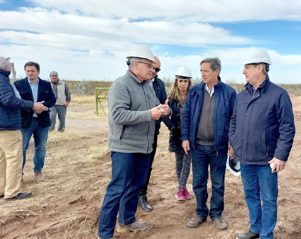 El gasoducto tiene más del 80% de avance.