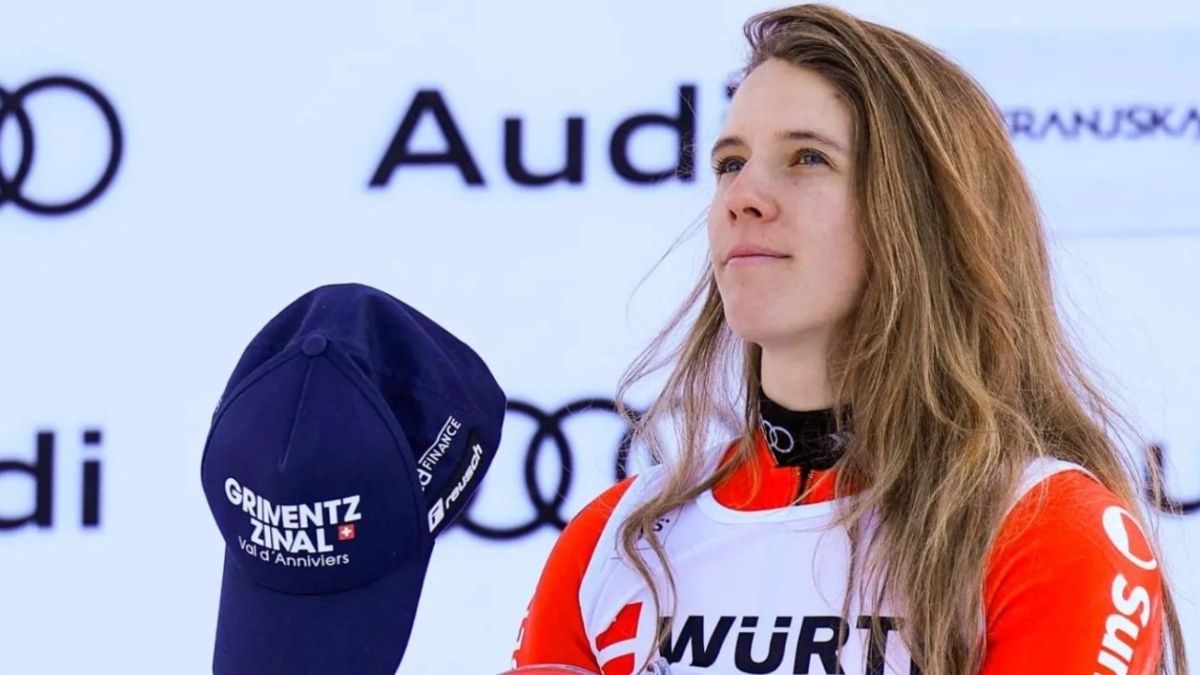 Esquí: Rast ganó su primer gigante y lo dedicó a las víctimas de Crans-Montana