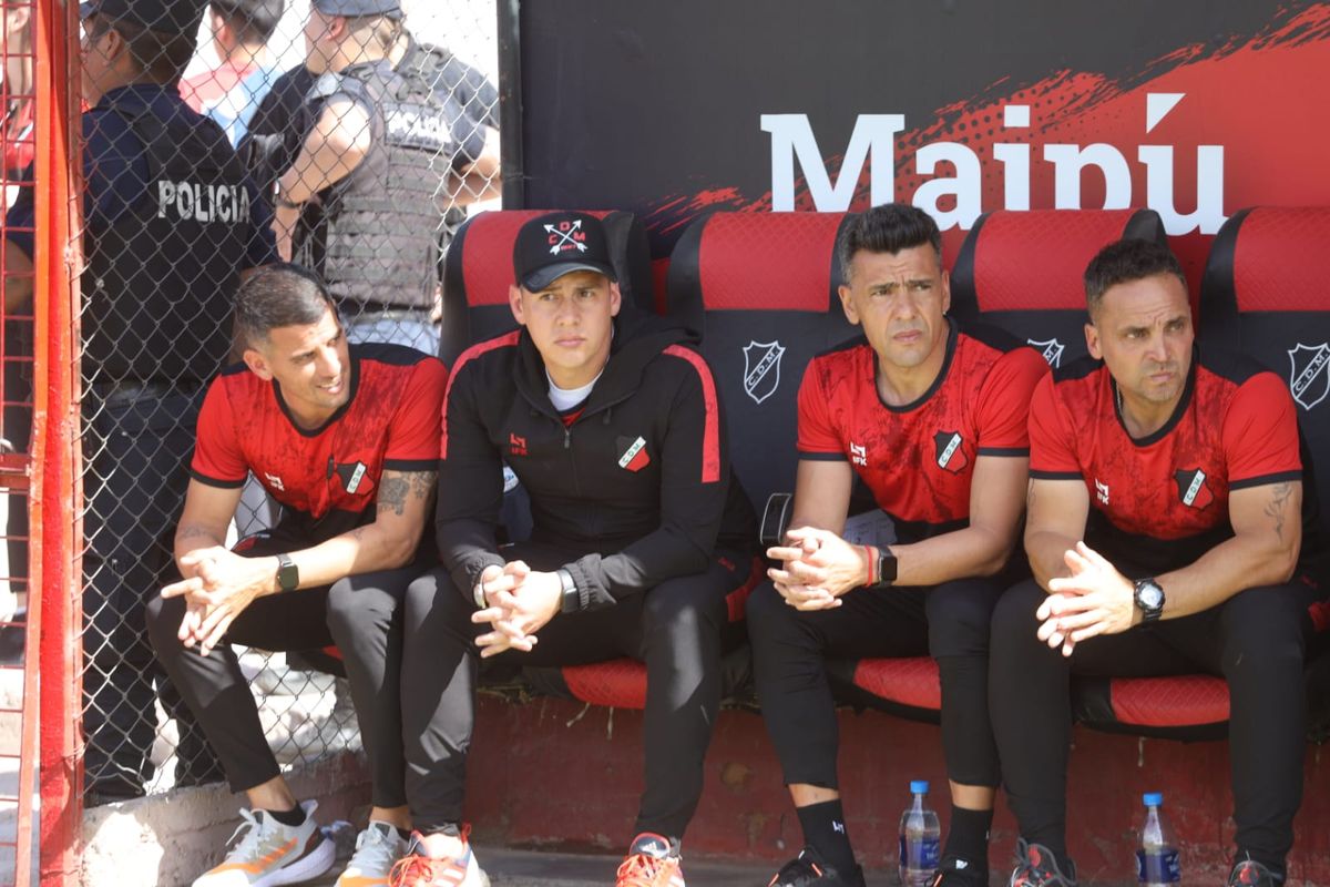 El entrenador del Deportivo Maipú Luis García, está enfocado en San Martín de San Juan, el rival del Reducido.