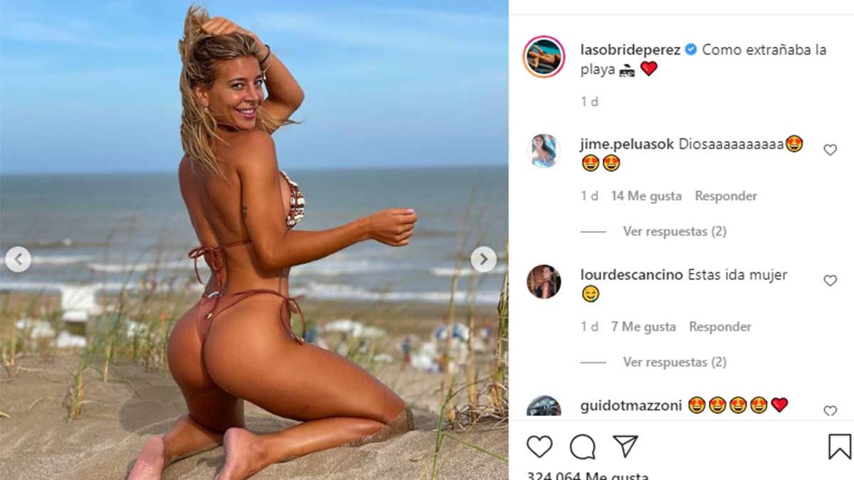 Sol Pérez la rompió en el comienzo de año