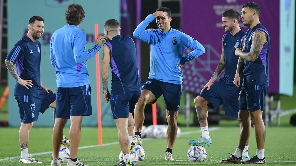 Lionel Scaloni planea realizar varios cambios en la Selección argentina ante México, por el Mundial Qatar 2022.