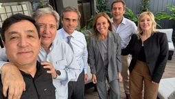 Emir Félix y otros dirigentes del espacio de debate federal, que no quieren discutir nombres de candidatos sino temas que le afectan a las provincias.&nbsp;