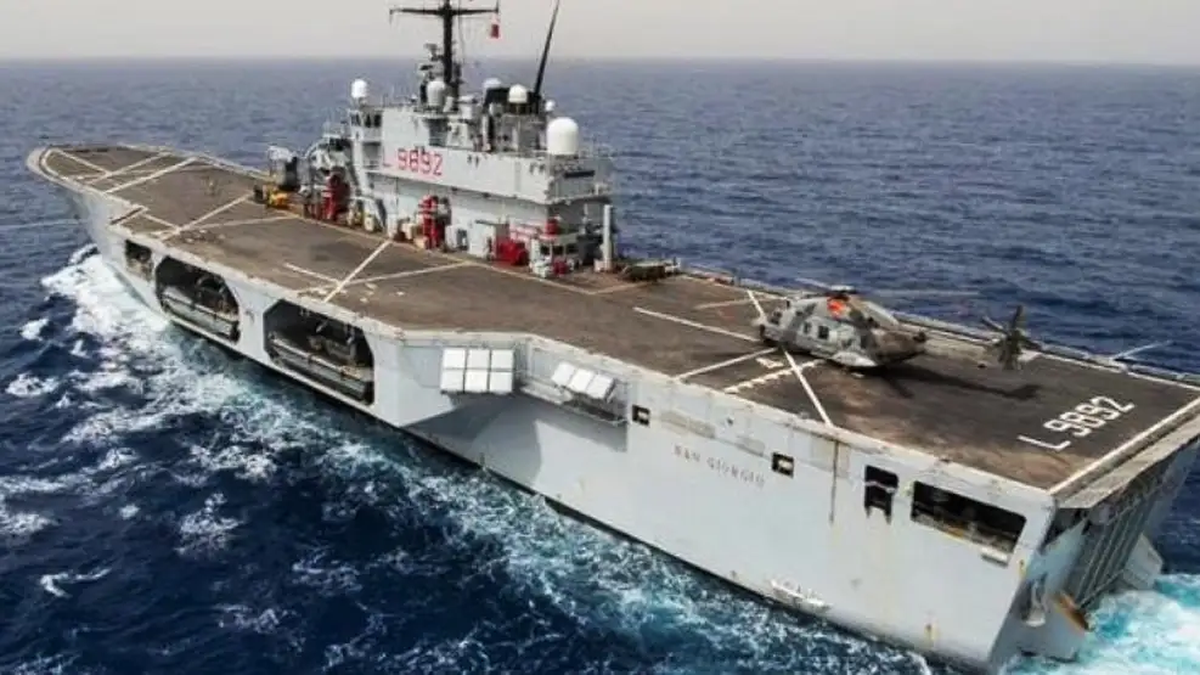 Buque de la marina italiana que podría ser comprado por Argentina. Buque de la marina italiana que podría ser comprado por Argentina.