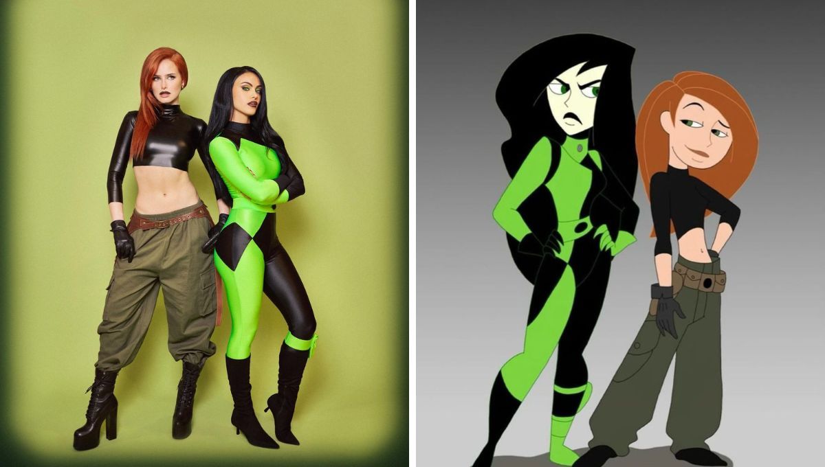 Madelaine Petsch y Camila Mendes como Kim Possible y Shego. Madelaine Petsch y Camila Mendes como Kim Possible y Shego.