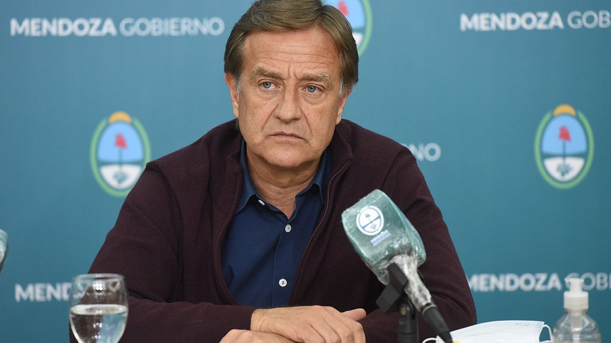 El gobernador Rodolfo Suarez agradeció el compromiso durante la mini Fase 1 en Mendoza