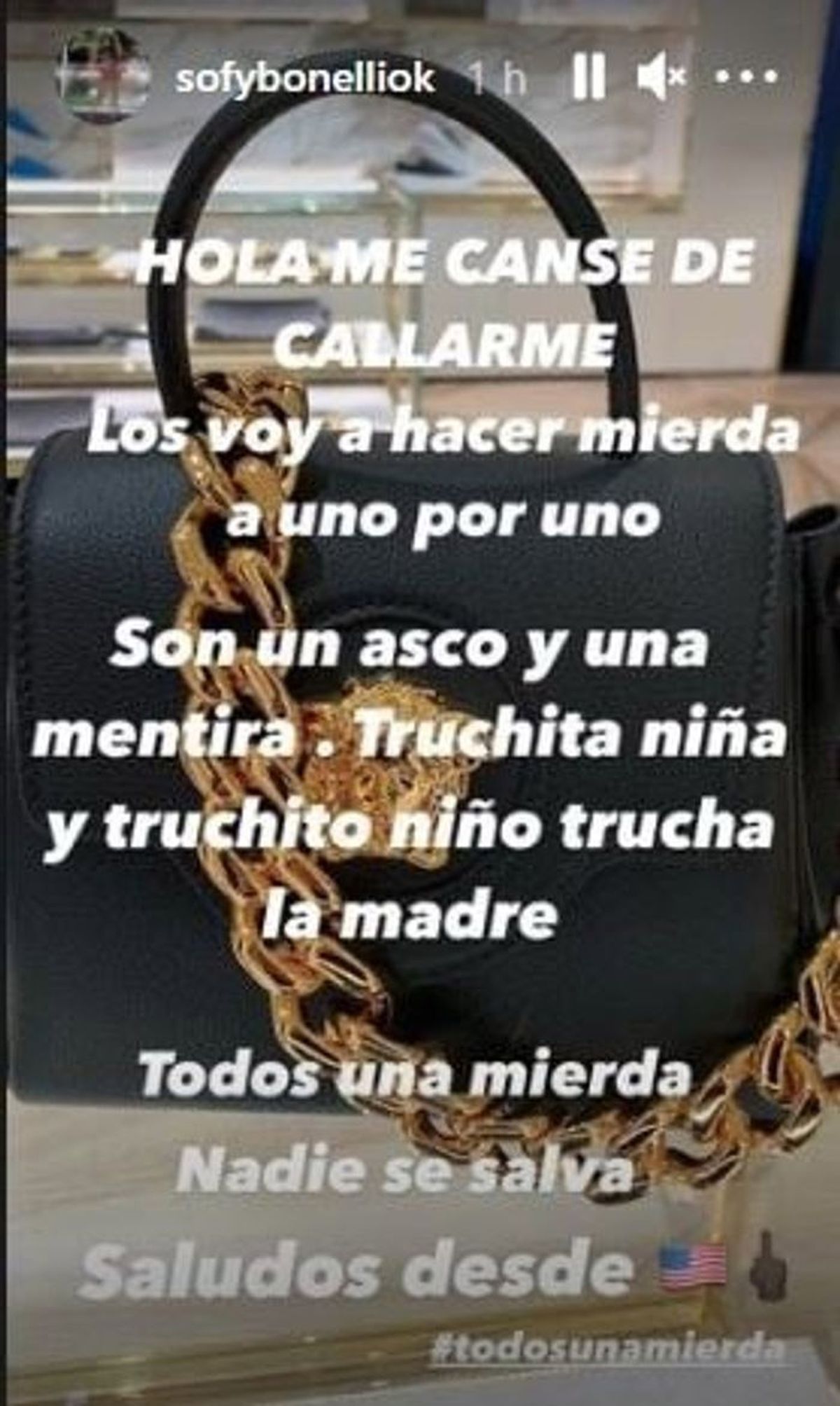 Sofía Bonelli arremetió contra los Caniggia: 