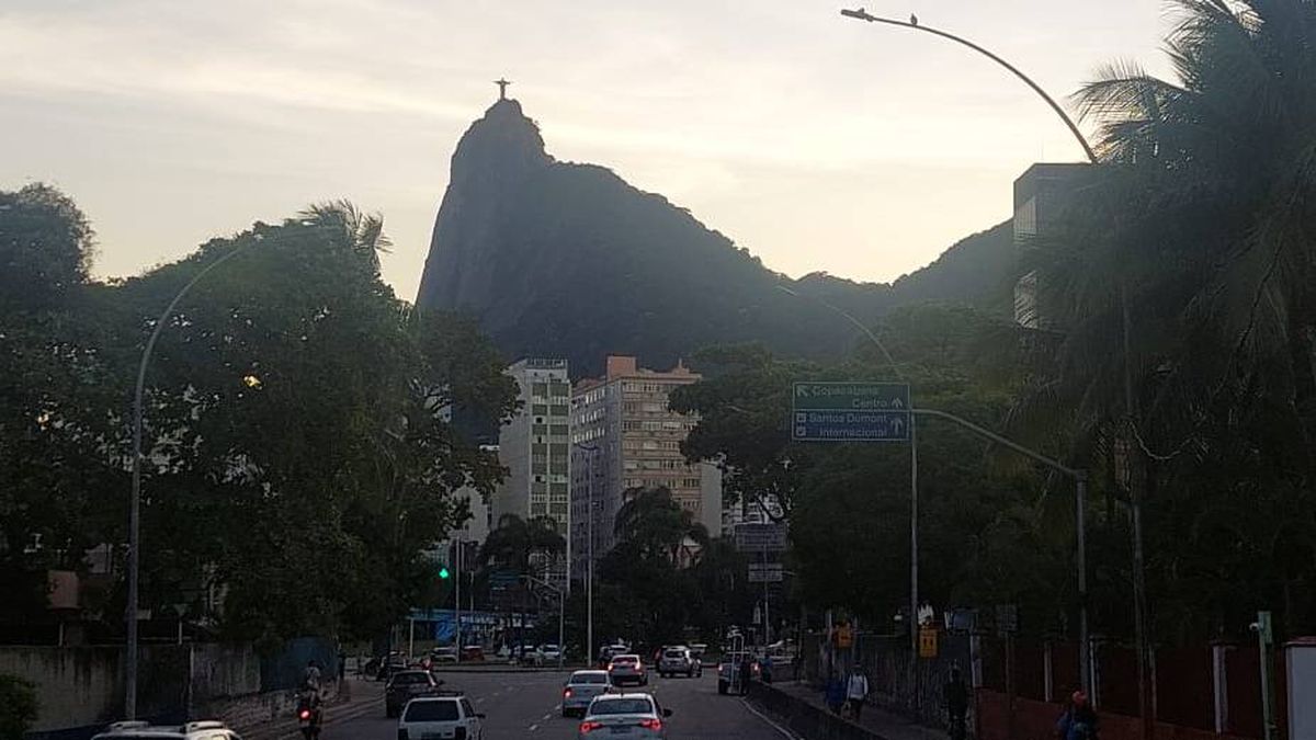 La imagen icónica del Cristo Redentor en Río de Janeiro. La imagen icónica del Cristo Redentor en Río de Janeiro.