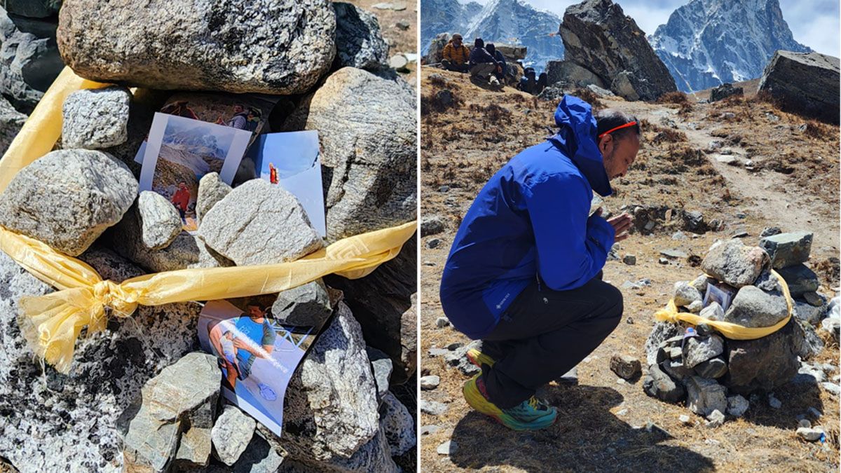 El homenaje que le hizo un guía a Nacho Lucero en el Everest. El homenaje que le hizo un guía a Nacho Lucero en el Everest.