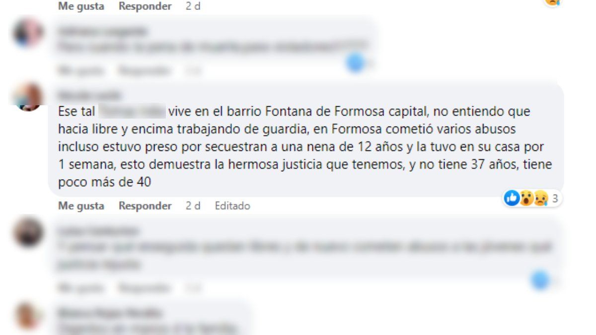 El escrache a uno de los presuntos autores del abuso sexual en Lavalle.
