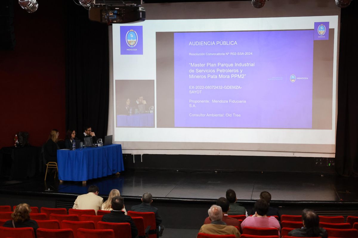La audiencia pública de realizó en el Centro de Convenciones de Malargüe. La audiencia pública de realizó en el Centro de Convenciones de Malargüe.