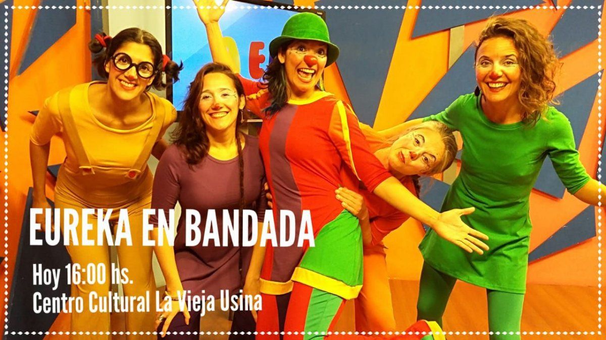 La payasa Eureka llega con su espectáculo musical Eureka en bandada