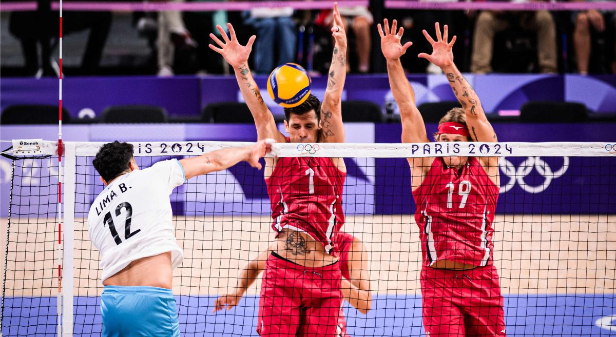 El opuesto sanjuanino Bruno Lima sumó 7 puntos, al igual que facundo Conte, entre los máximos anotadores de la selección argentina de vóley. El opuesto sanjuanino Bruno Lima sumó 7 puntos, al igual que facundo Conte, entre los máximos anotadores de la selección argentina de vóley.