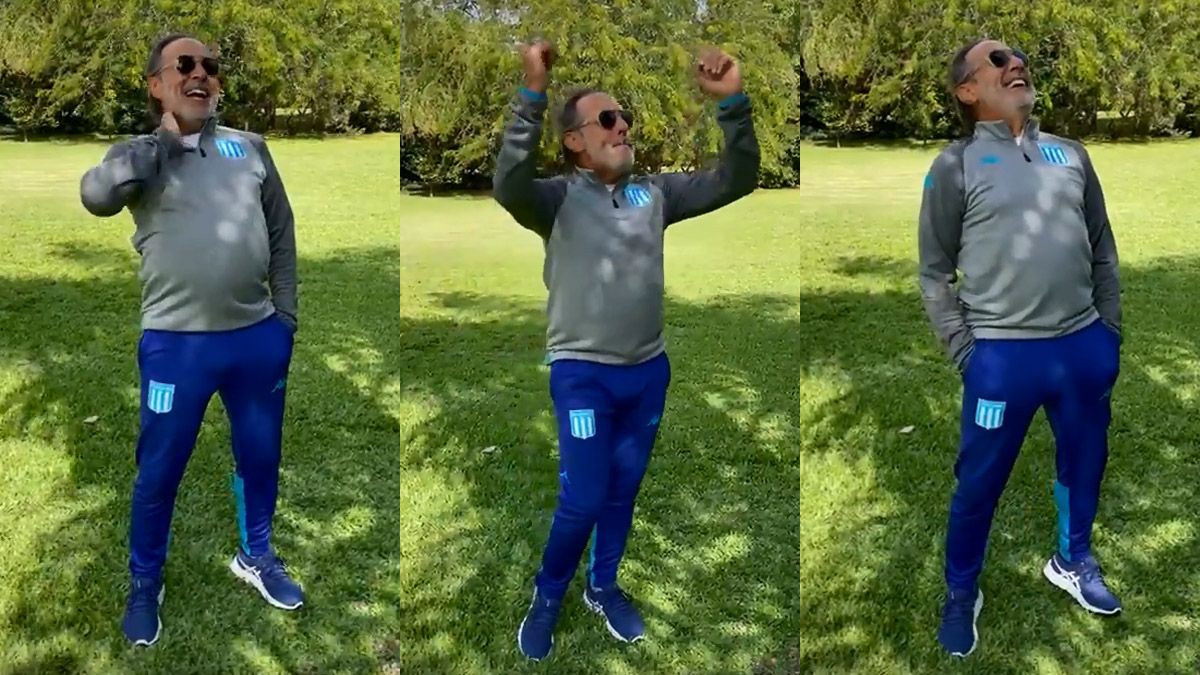 Guillermo Francella es uno de los hinchas más famosos de Racing Club.