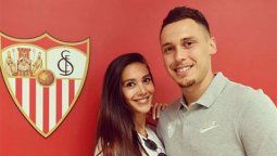 River vs. Boca: así vivieron Ocampos y su esposa la final de Madrid