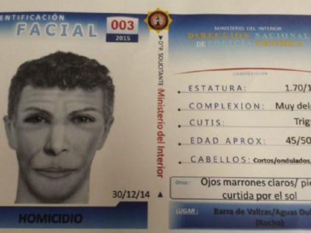 La Policía uruguaya difundió el identikit del nuevo sospechoso por el crimen de Lola Chomnalez