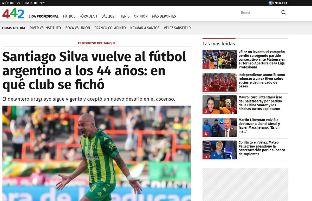 Perfil, también se refirió al Perfil, también se refirió al