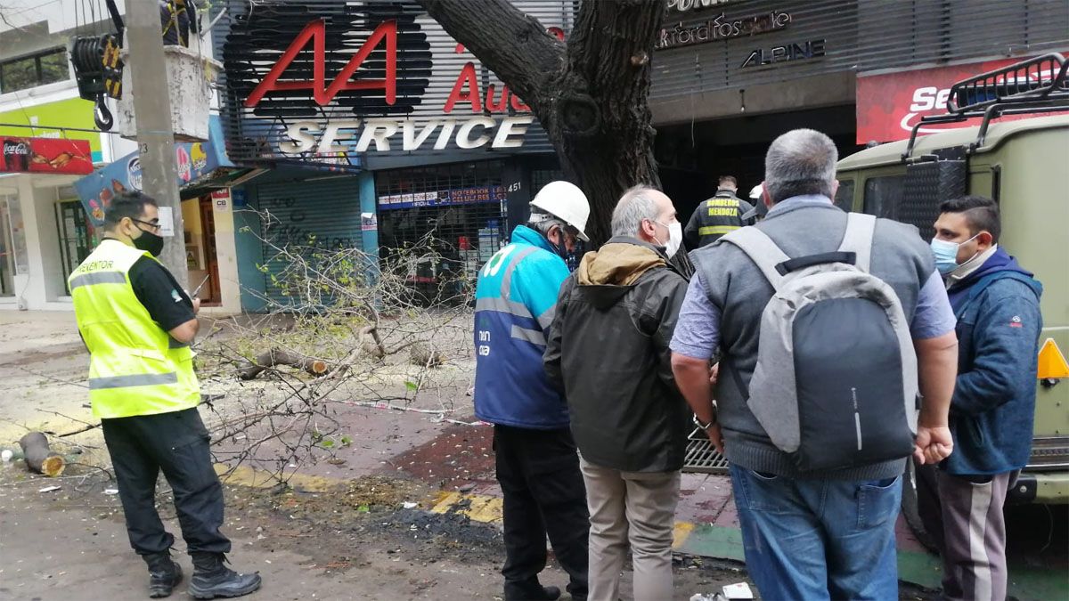 Incendio en calle Colón: