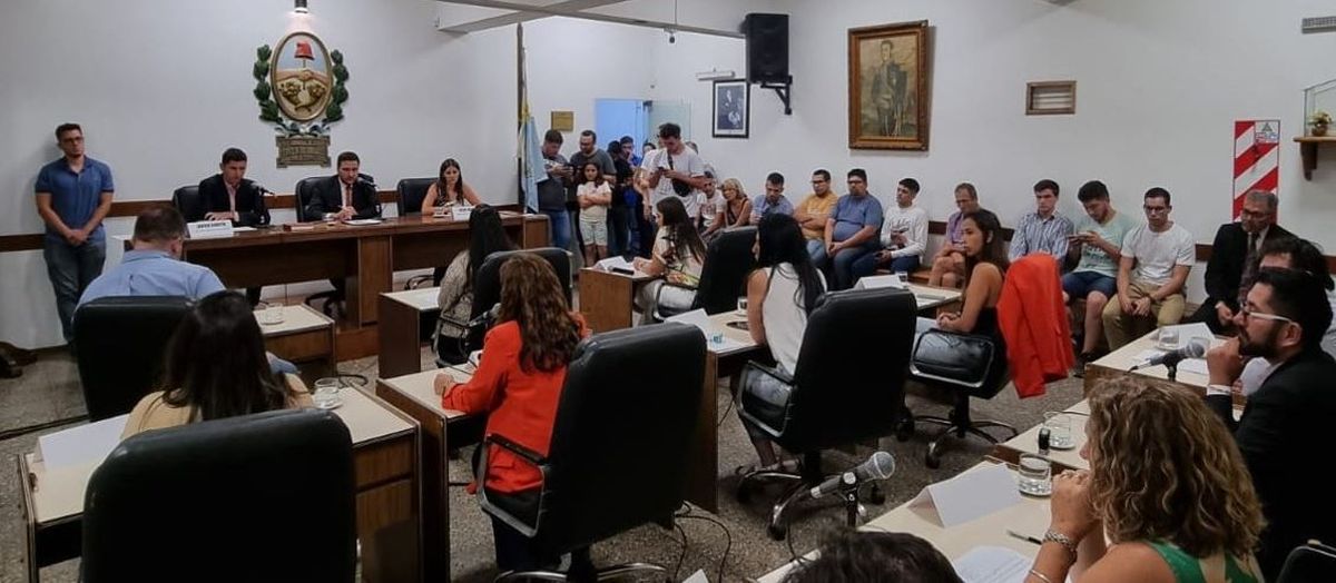 El Concejo Deliberante de Maipú, en plena sesión para votar ordenanzas.