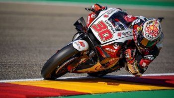 MotoGP: Nakagami, el más rápido en las prácticas en Aragón