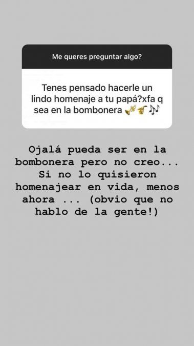 La publicación de Dalma Maradona hizo clara alusión a la dirigencia de Boca.