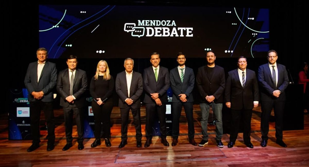 Los referentes de cada espacio, en el debate de gobernadores y vicegobernadores. Los referentes de cada espacio, en el debate de gobernadores y vicegobernadores.