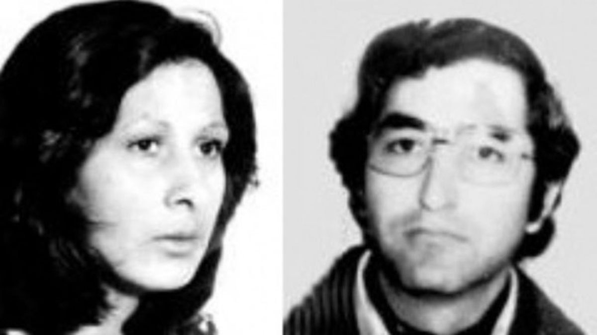 Mar&iacute;a del Carmen Moyano y Carlos Poblete, secuestrados y desaparecidos en 1977, padres biol&oacute;gicos de la nieta 127.