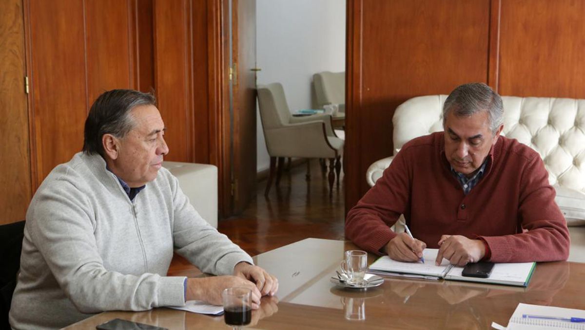 Sergio Marinelli y Enrique Vaquié pretenden incrementar los fondos de la Nación de $300 millones para pequeñas obras hídricas