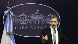 El Jefe de Gabinete, Manuel Adorni.&nbsp;