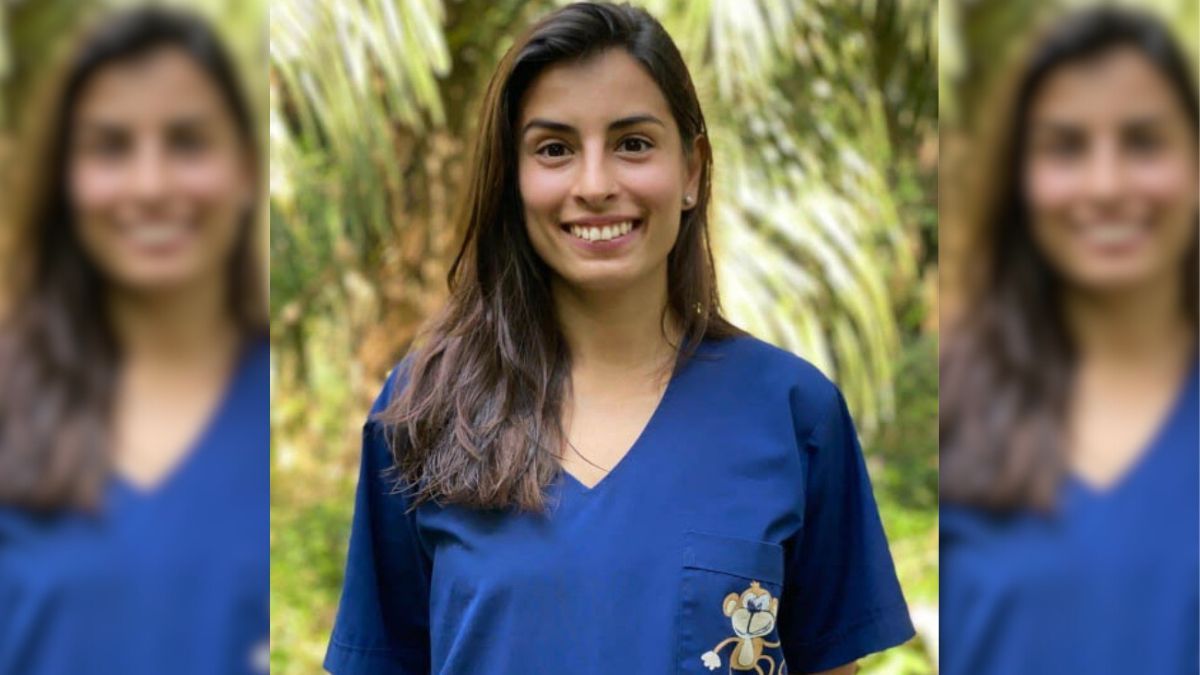 Una veterinaria mendocina dejó todo para irse a África y se especializó en atención de grandes simios