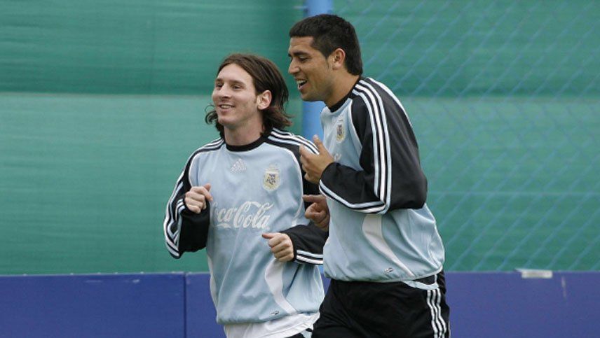 Leo y Román jugaron juntos en la Selección entre 2005 y 2008