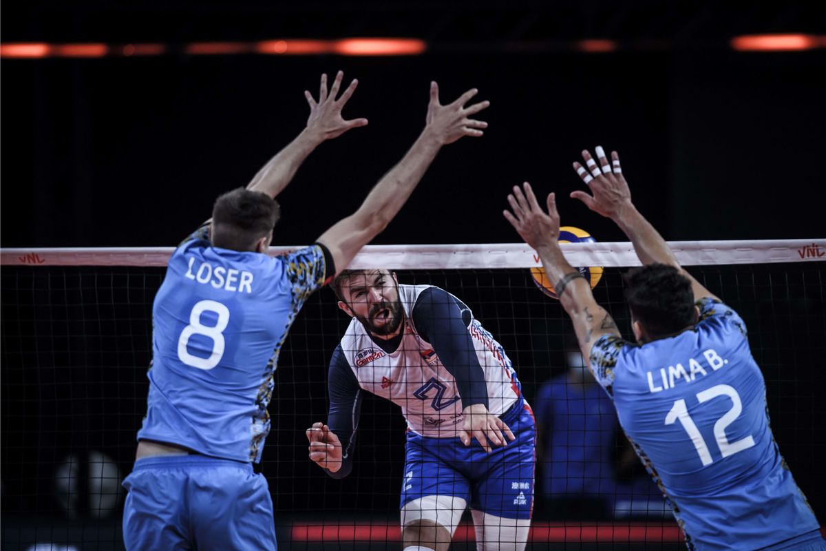 Agustín Loser aportó 12 puntos en la sexta victoria argentina en la Liga de las Naciones.