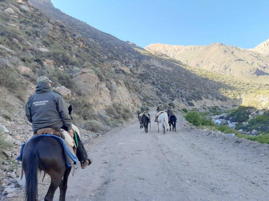 Efectivos de la Policía de la provincia, guardaparques y personal dependiente del Escuadrón 28