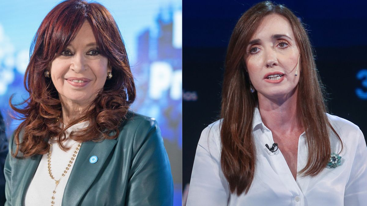 Cristina Kirchner y Victoria Villarruel, la vicepresidenta y la electa el domingo en el balotaje.