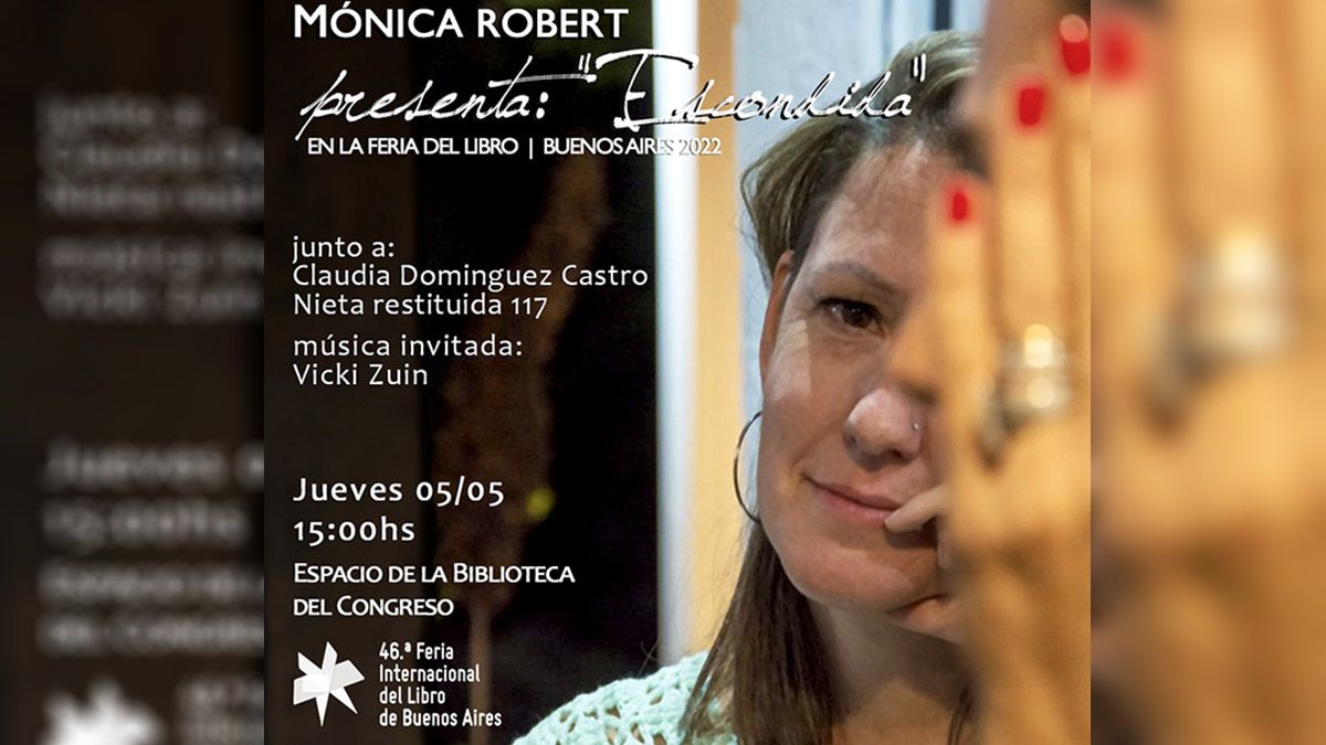La escritora Mónica Robert presenta su segundo libro en Buenos Aires.
