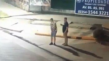 Video: Lucas Pertossi volvió a la escena del crimen minutos después de la muerte de Fernando