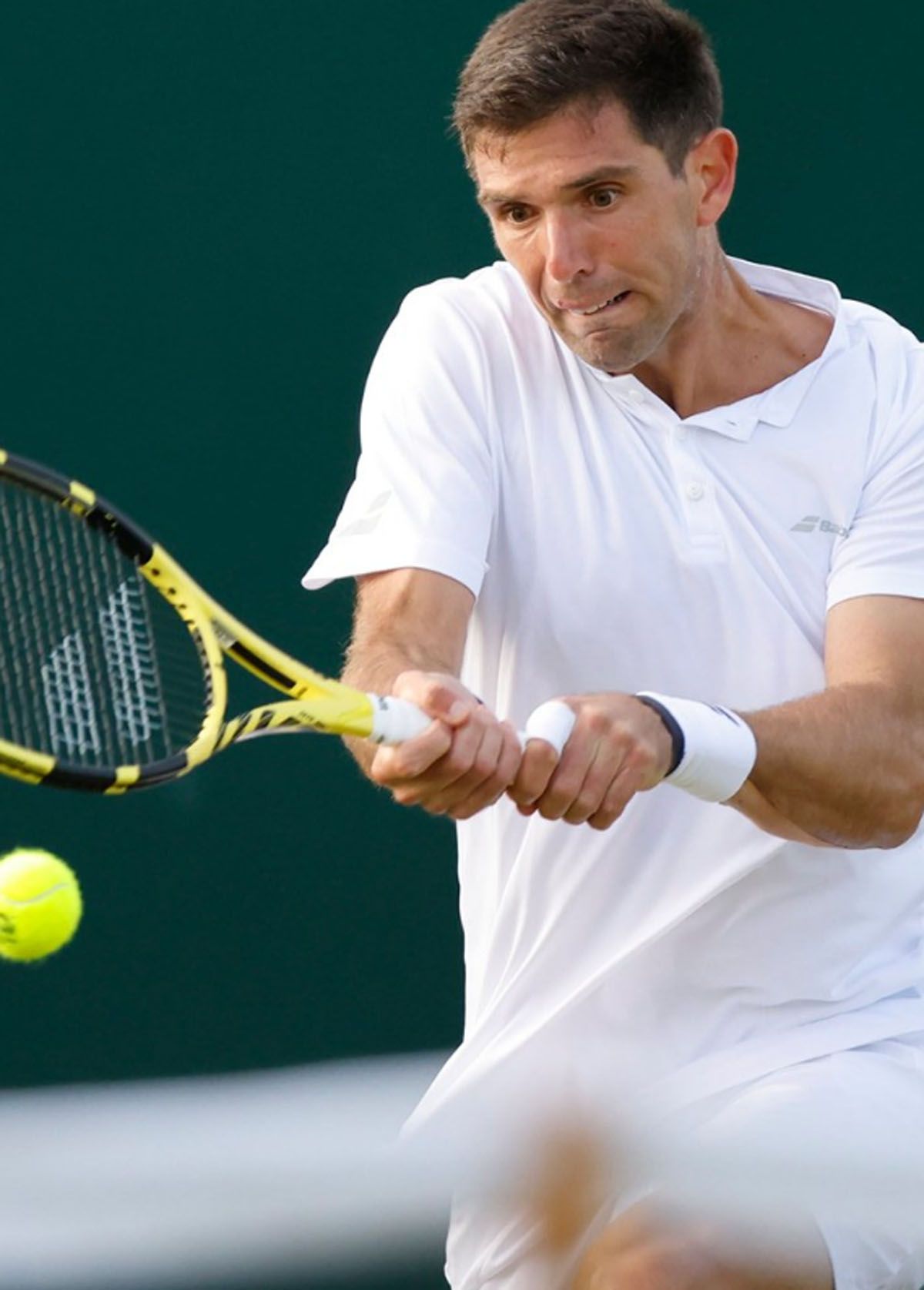 Federico Delbonis perdió por séptima vez consecutiva en la ronda inicial de Wimbledon