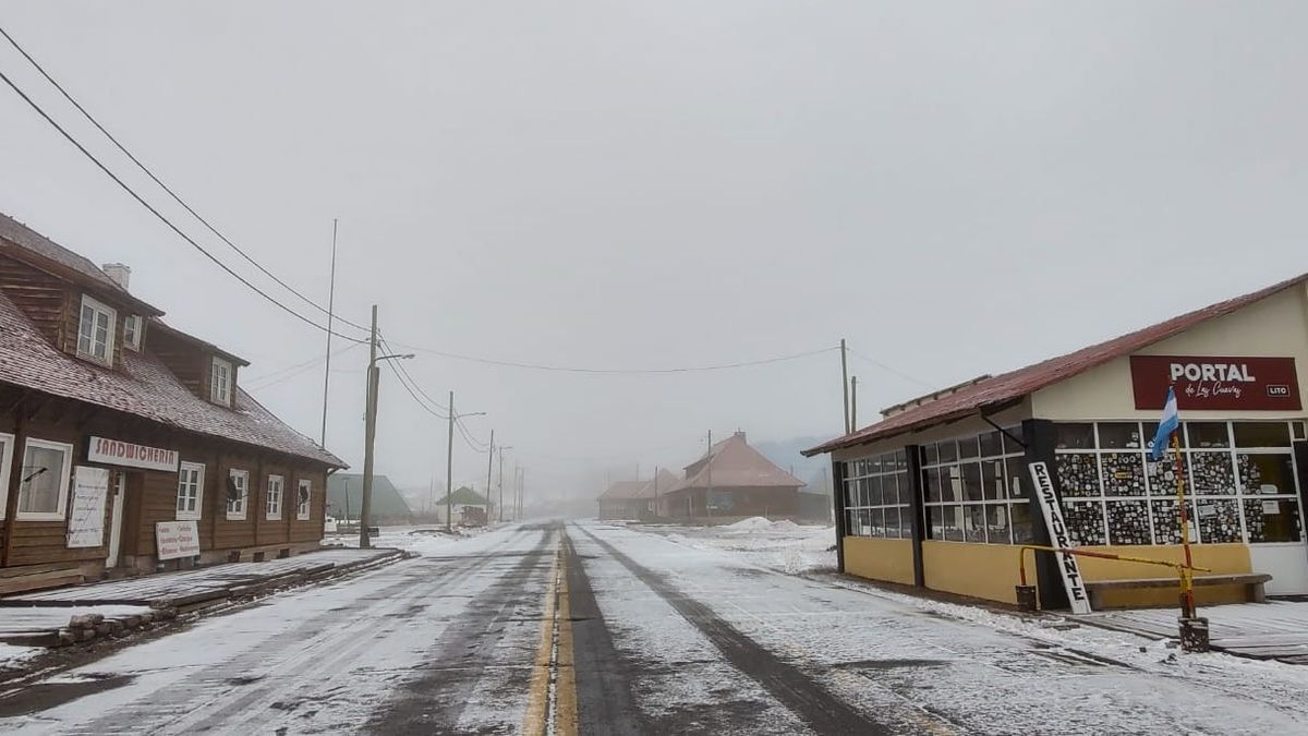 Así está Las Cuevas por estas horas.