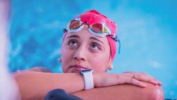 Delfi Pignatiello está triste y evalúa la posibilidad de dejar de nadar