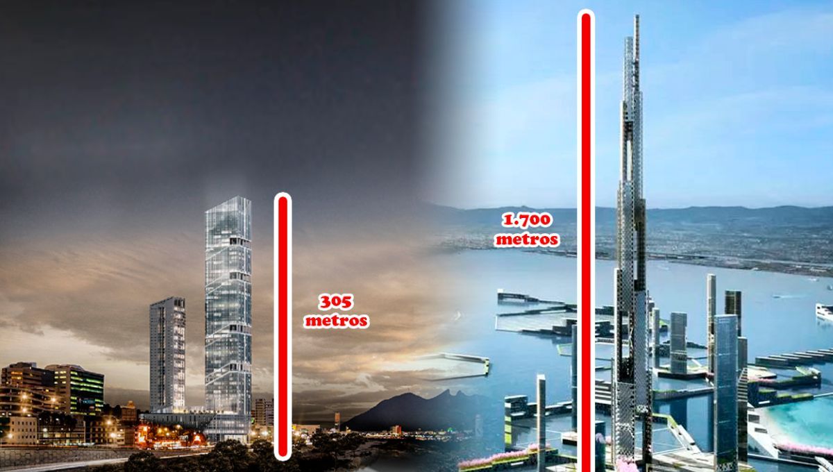 Altura sin precedentes. Tendr&aacute; entre 1.600 y 1.700 metros, casi el doble del Burj Khalifa.