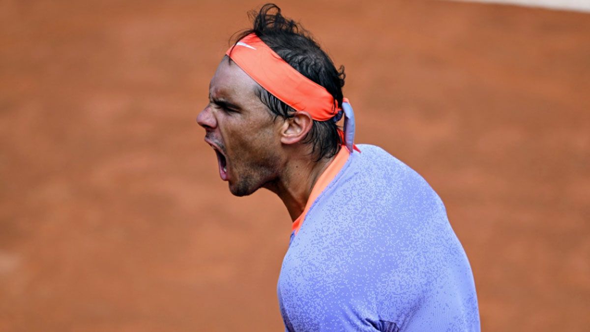 Nadal mostró su reconocida capacidad para sobreponerse a la adversidad.