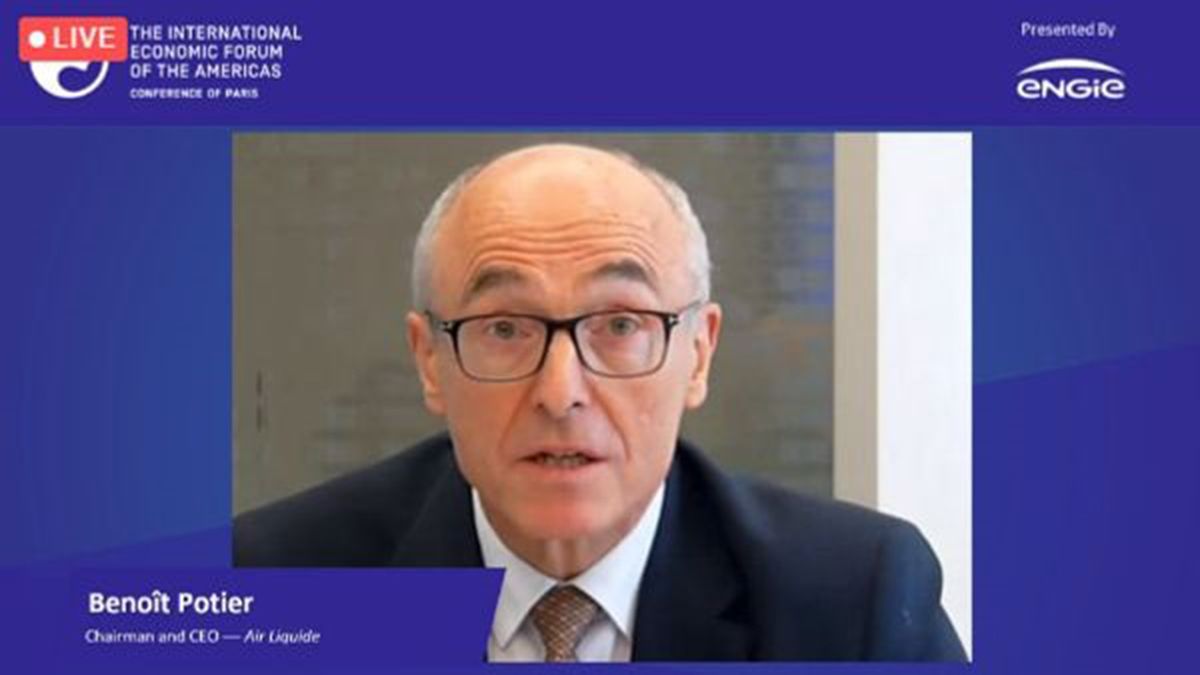 Benoit Potier, Ceo de Air Liquide(Foto: Captura de pantalla)