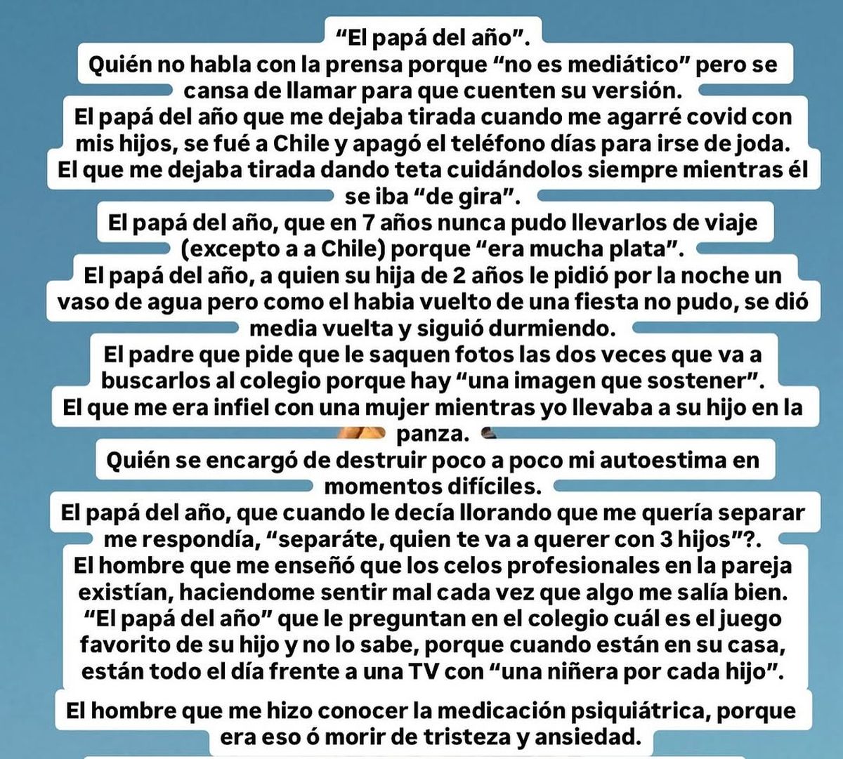 Benjamín Vicuña destrozó a la China Suárez: 